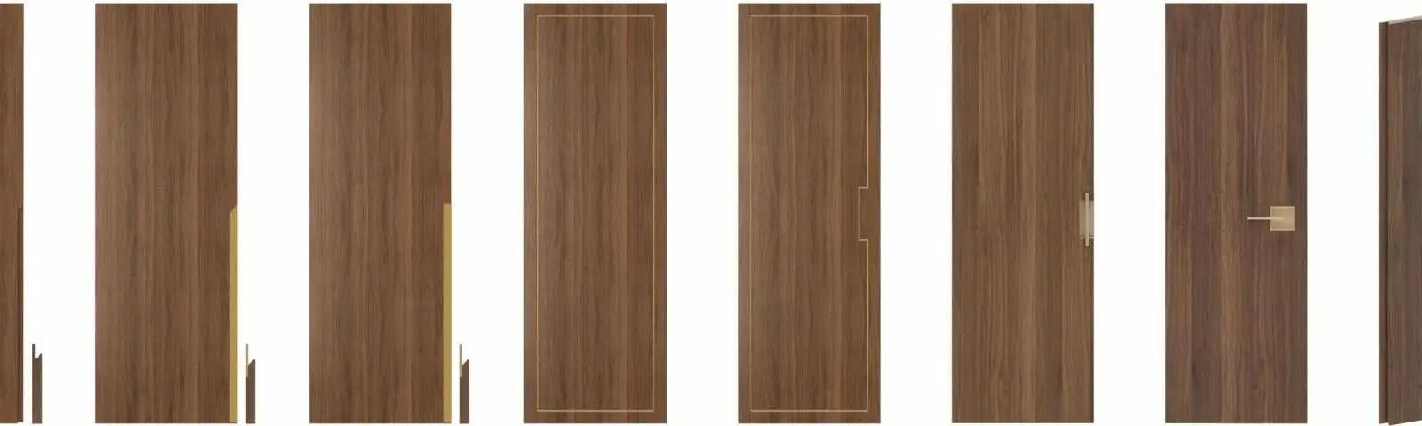 Plan serré, placage noyer et prises de main.